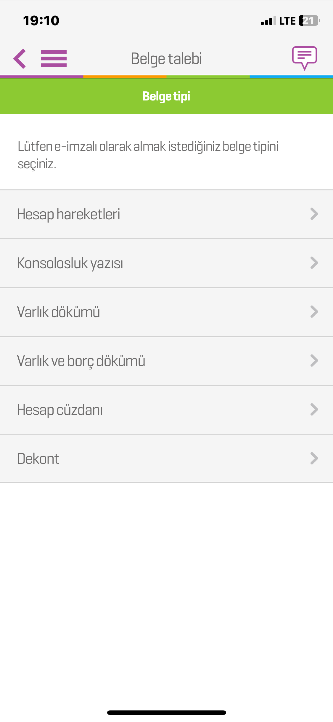 Step 5 - Belge Talebi Menu